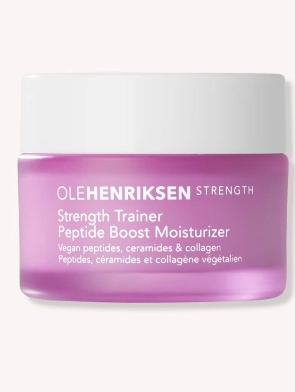 Ole Henriksen Strength Trainer Peptide Boost Moisturizer - Purple & White